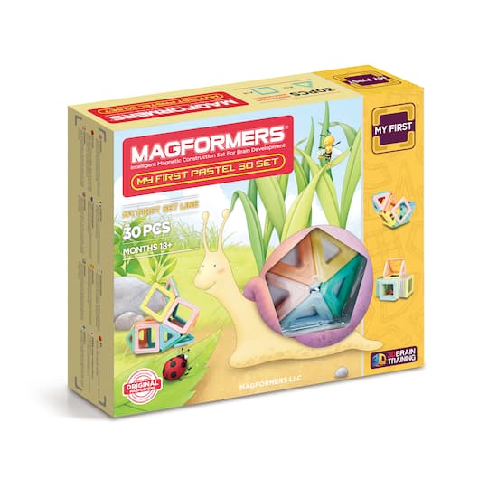 Magformers 30-Piece My First Pastel Set